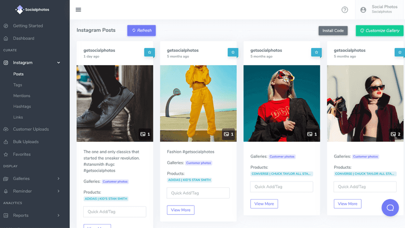 Seamlessly harness authentic user-generated content (UGC)