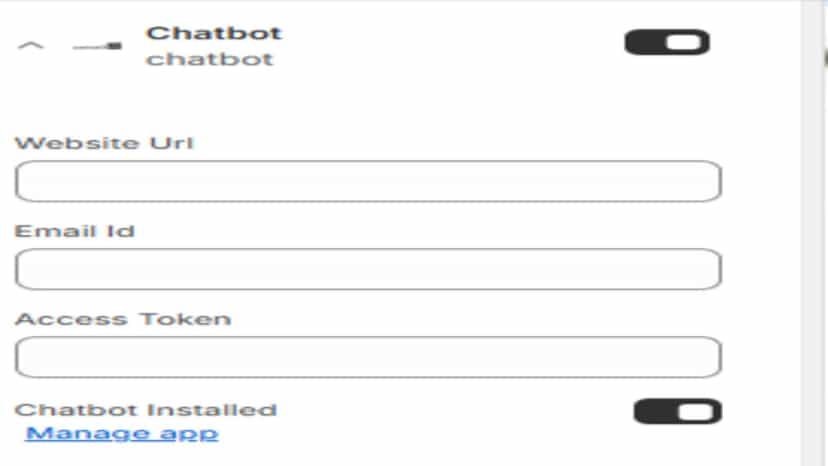 Chat bot settings