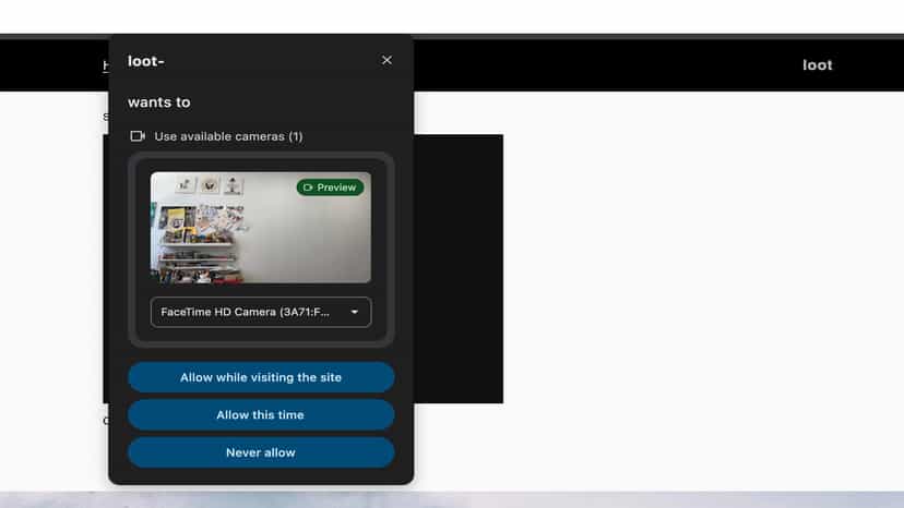 Camera Permissions