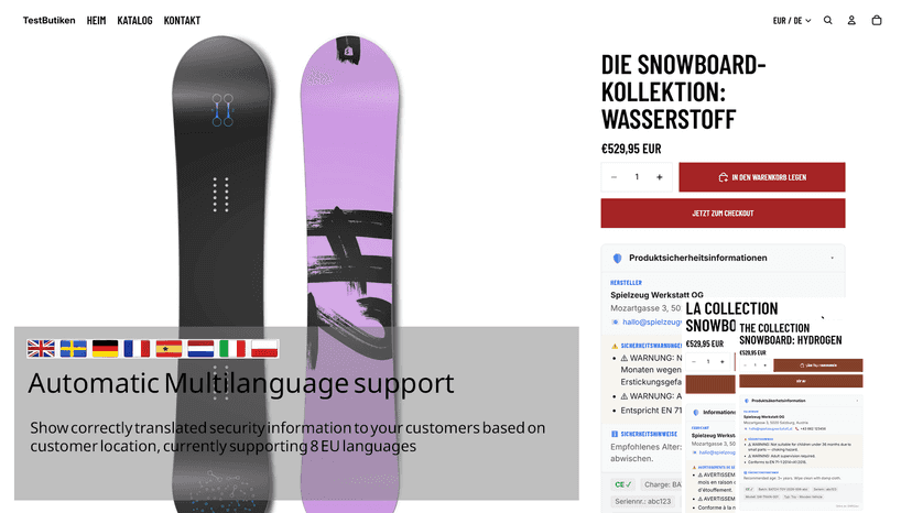 Multilingual Widget