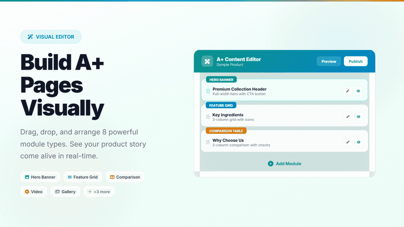 Product A+ Content Builder