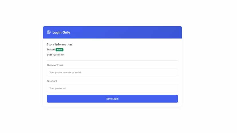 Connect your shimex account.