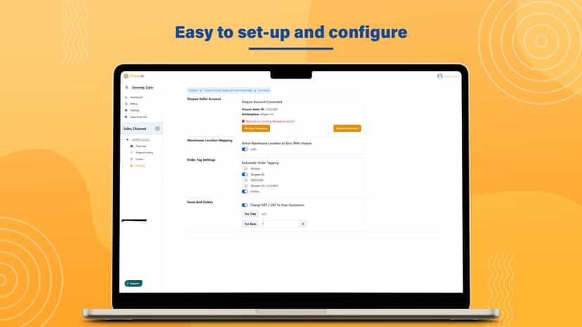 Easy to set-up and configure