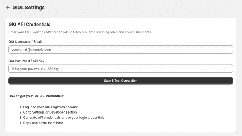authentication settings