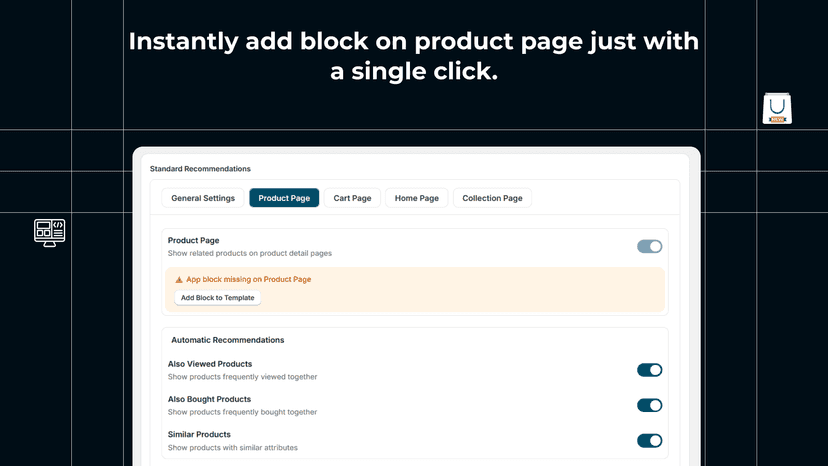 Add Block on Pages