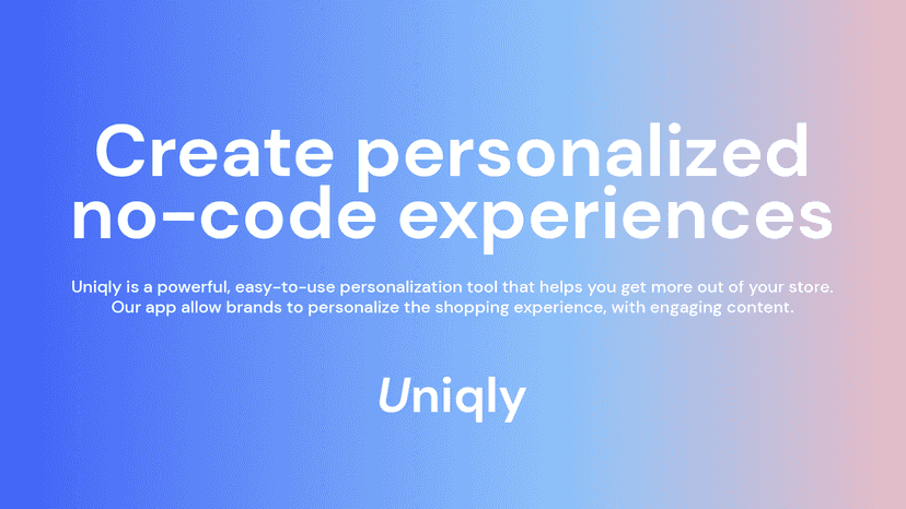 Create personalized pages for your customers!