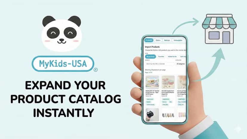MyKids-USA® app expands your product catalog instantly