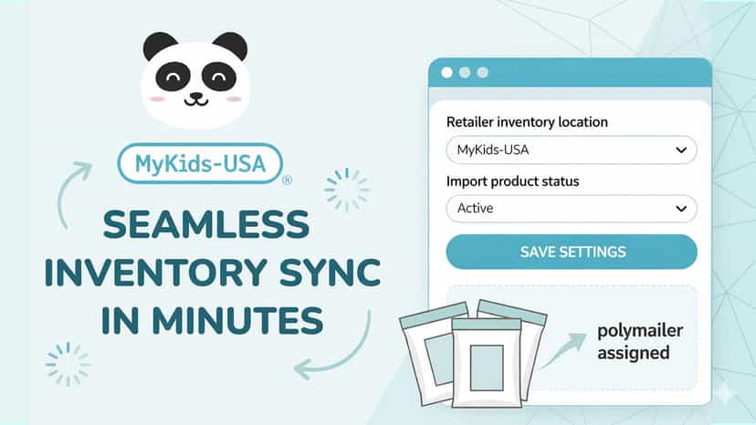 MyKids-USA® syncs inventory and settings in one workflow