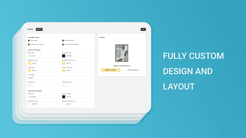 custom design and layout