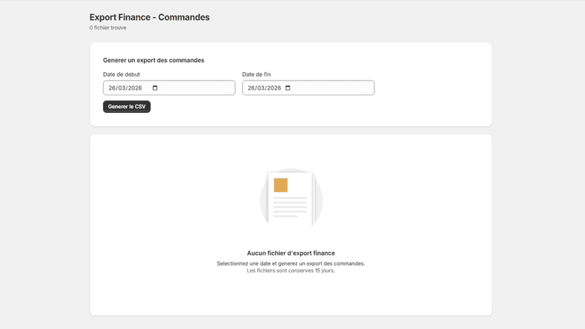 Page Export finance