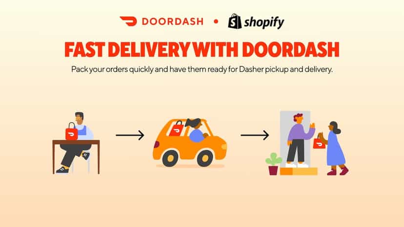 Fast delivery with DoorDash. Pack orders for Dasher pickup.
