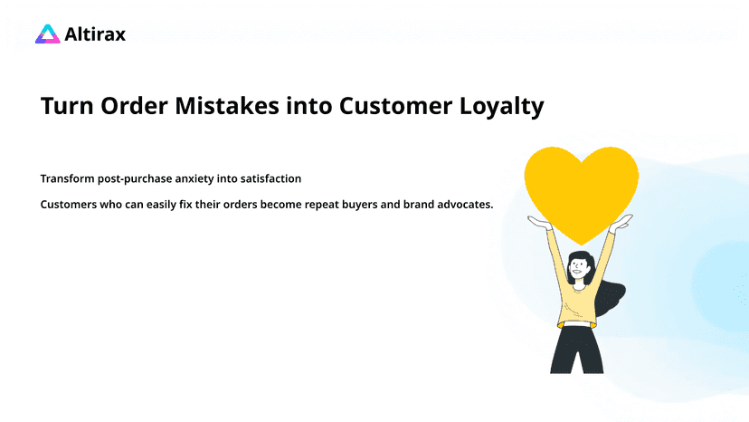 Turn order mistakes into customer loyalty