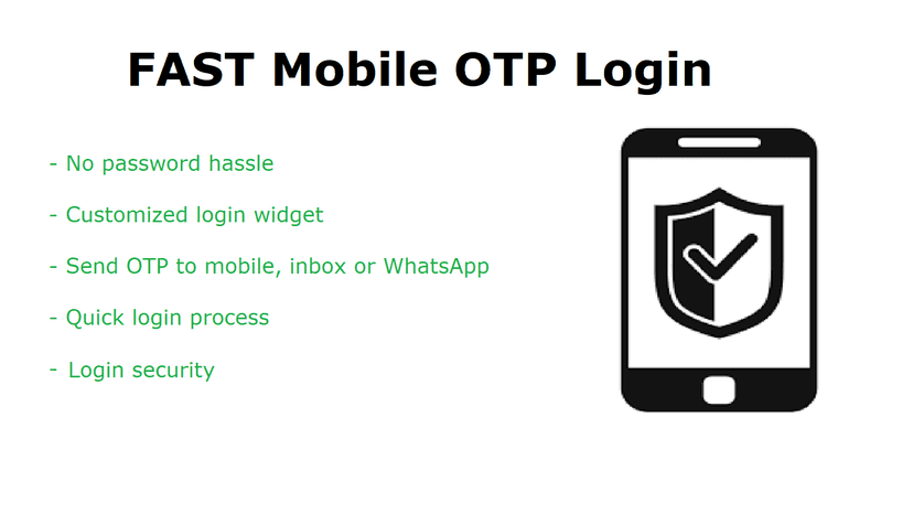 FAST Mobile OTP Login Shopify App