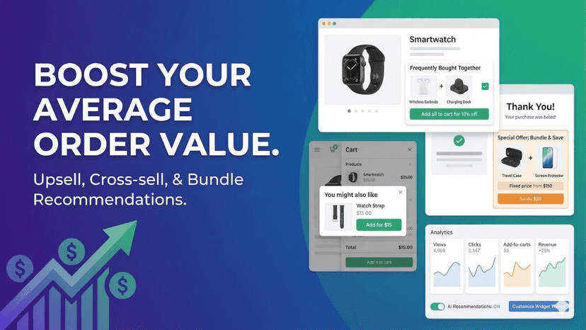 Boost your average order value