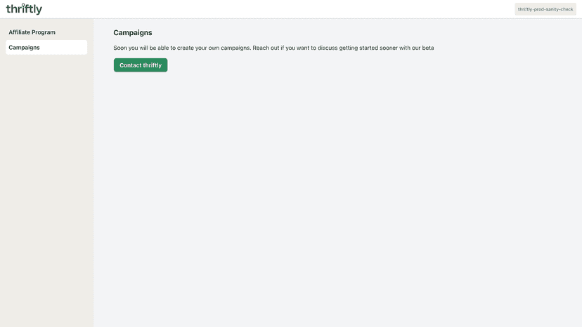 Campaign page