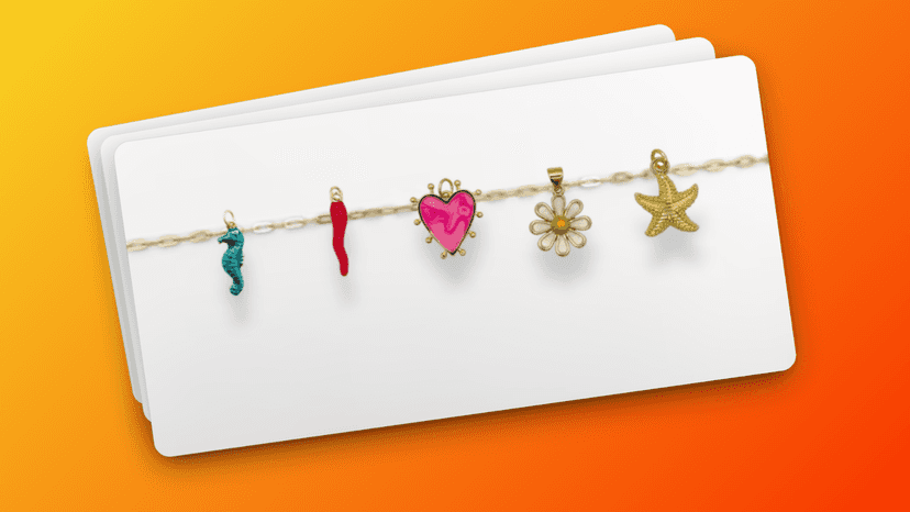 Preview of end result chain and charm