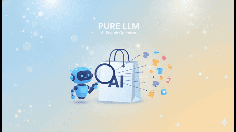 AI agent discovering products through llms.txt optimization.