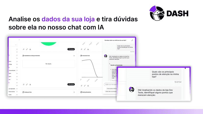 Analise os dados da sua loja com IA