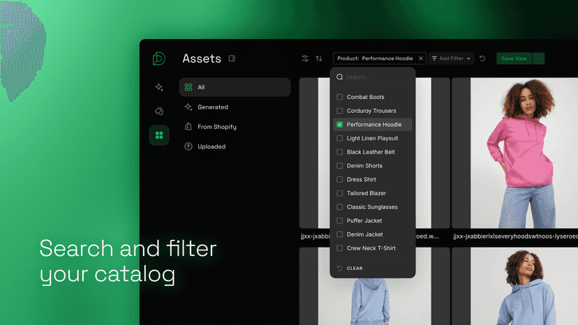 search and filter