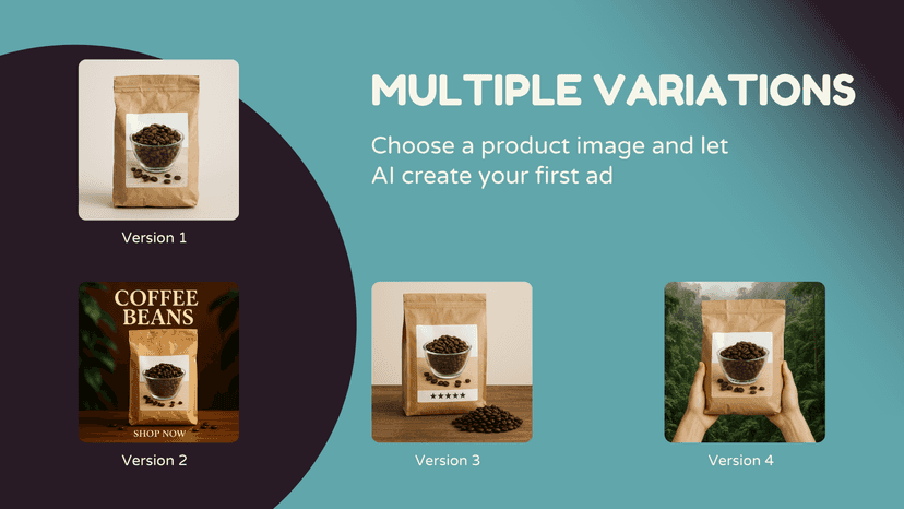 Create endless variations of your images instantly