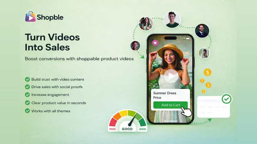Shopble five shoppable video layouts for Shopify stores