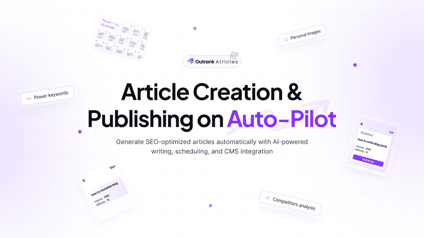 Article Creation & Publishing on Auto-Pilot