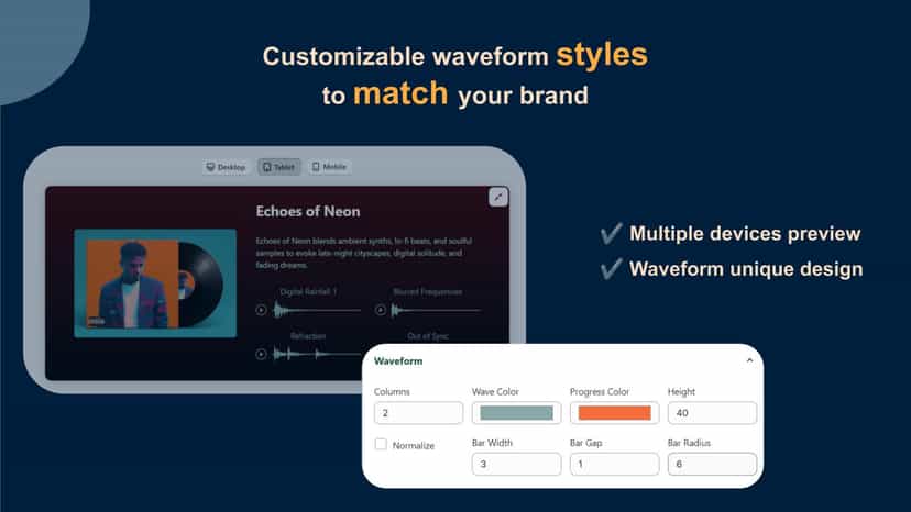 Customize Waveform Appearance