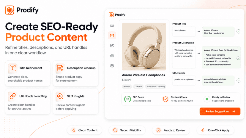 Prodify - Products SEO