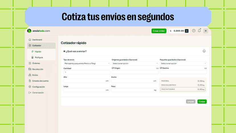 Cotizador Rápido
