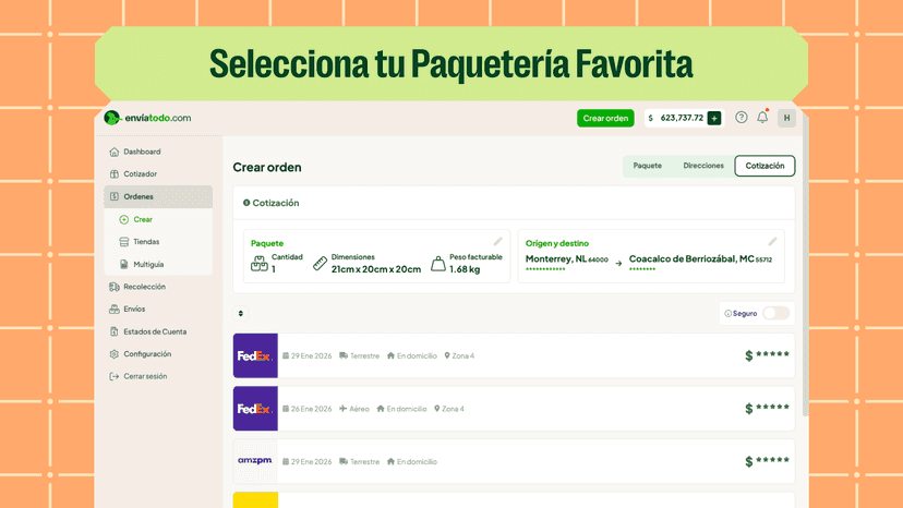 Multiples paqueterías