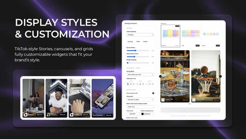 Display styles and customization
