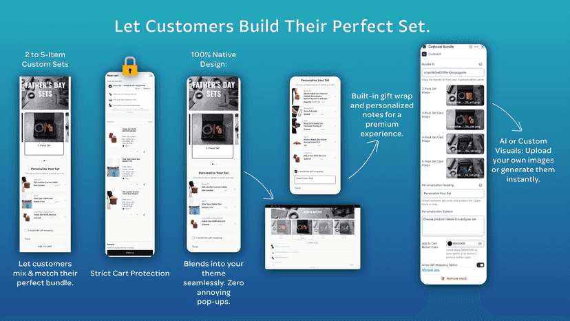 Let Customers Build Their Perfect Set. Boost Your Sales.