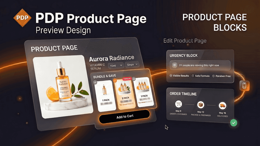 PDP Product page builder