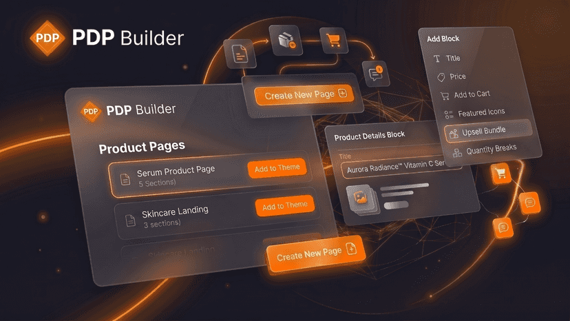 PDP product page builder