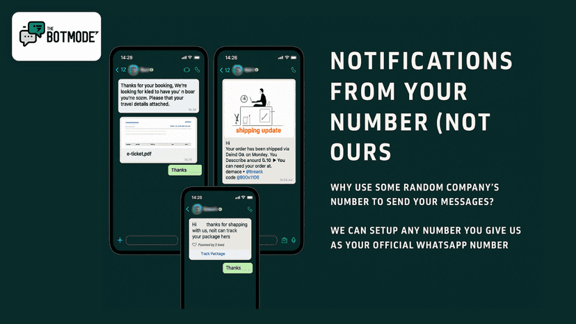 Automated order updates and shipping notifications via WhatsApp