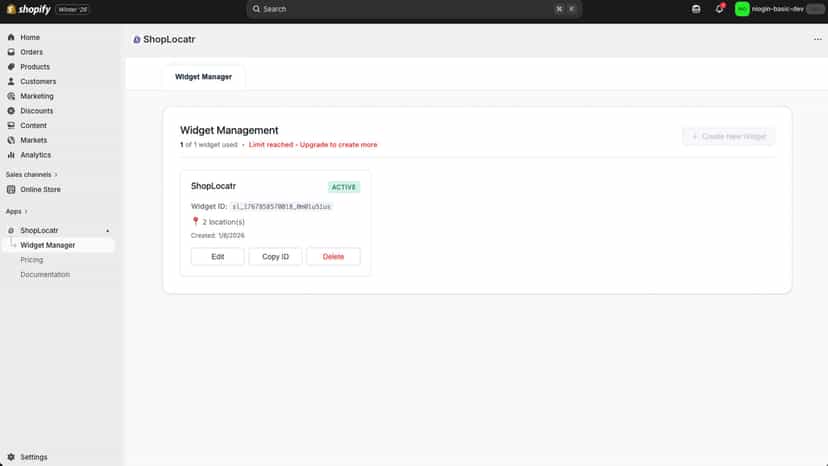 Landing page