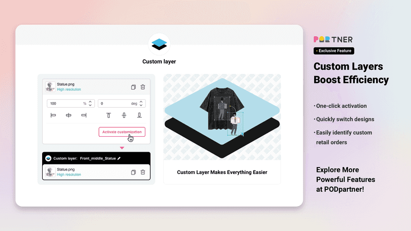 Custom layer saves you time and hassle