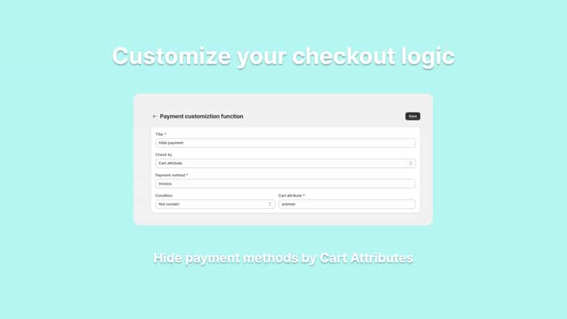 Pay View payment rule editor