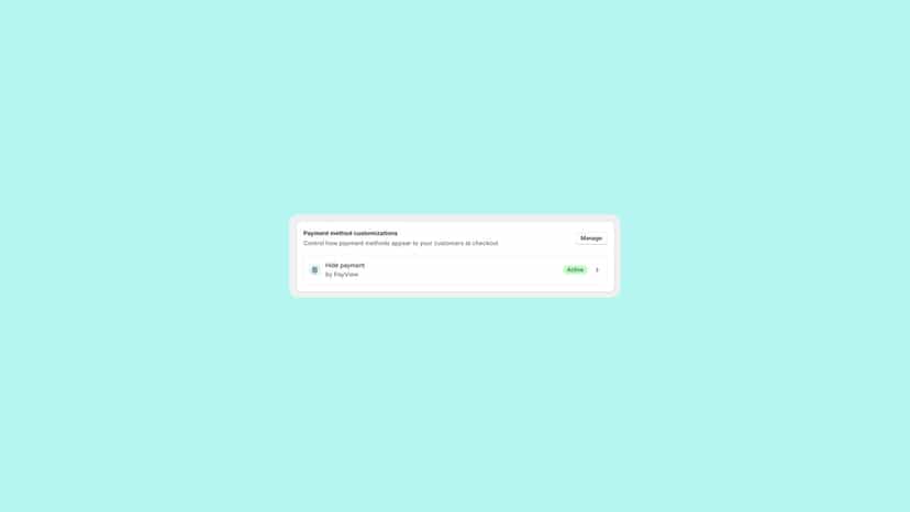 Payment rules and Shopify plan capabilities