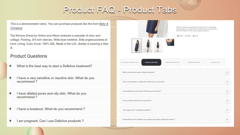 Product FAQ - Product Tabs