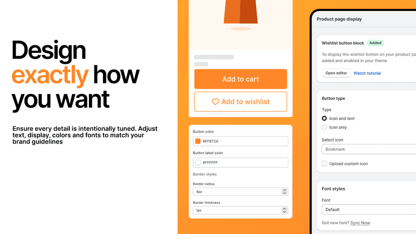 fully customisable