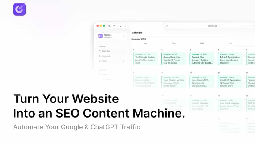 Turn Your Website Into an SEO Content Machine.
