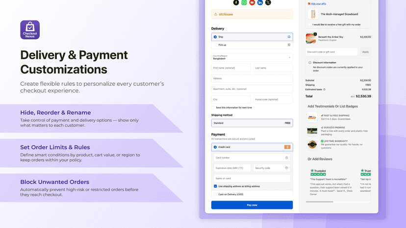 checkout nexus