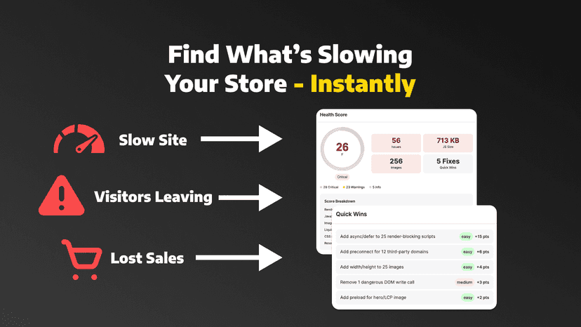 Find what’s slowing your Shopify store with clear diagnostics