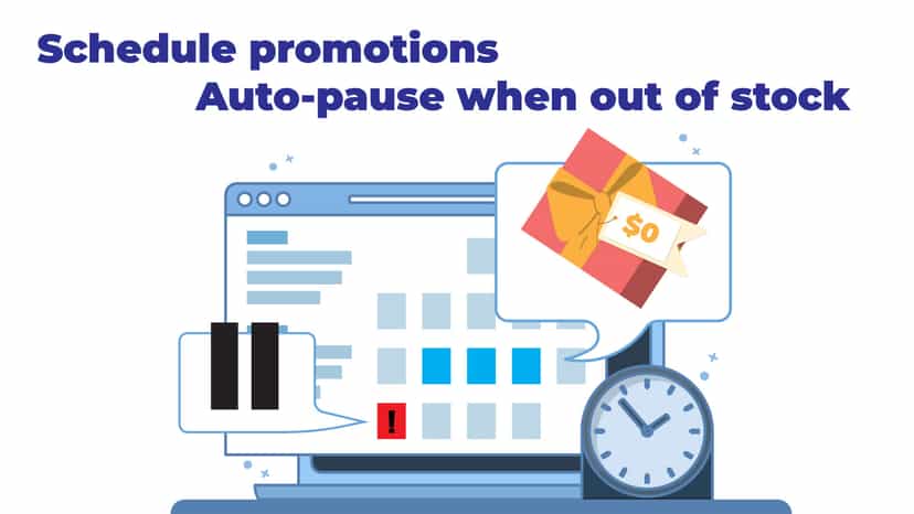 schedule promotion and auto-pause