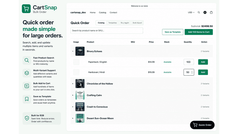 CartSnap - Frontend