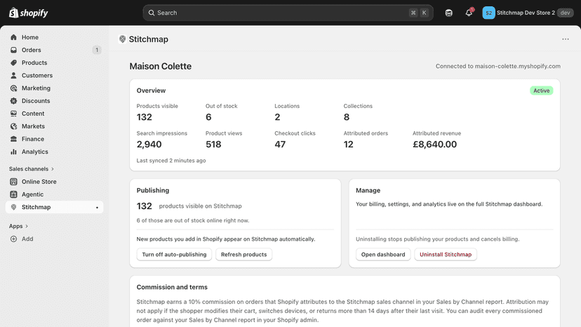 Embedded Dashboard in Shopify