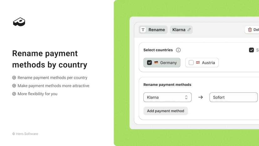 Rename payment methods