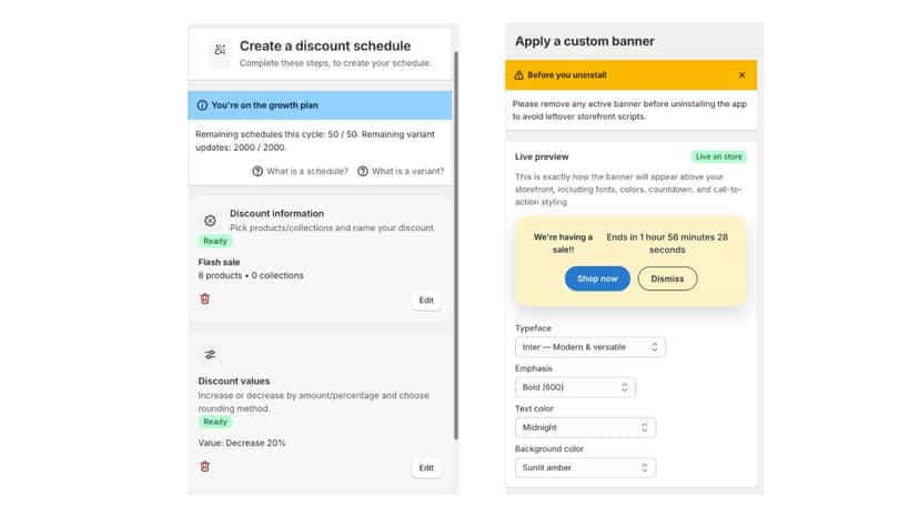 Responsive design throughout the app