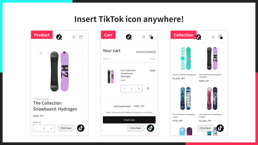 Insert TikTok icon anywhere!